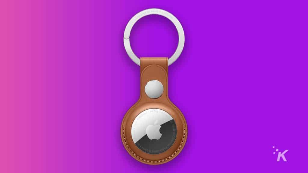 the best airtag accessories (2024) Apple leather airtags holder