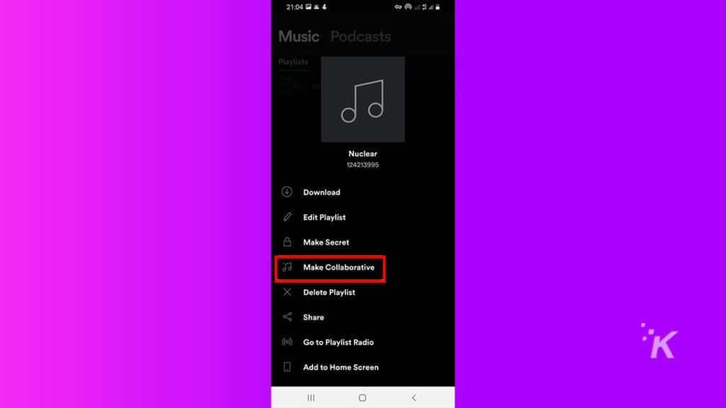how to make collaborative spotify playlists friends can add to Tap on make collaborative