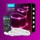 Govee led strip lights in purple background