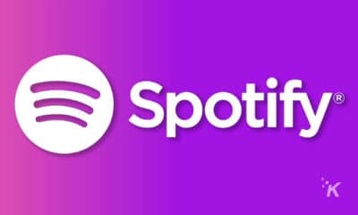 In this image, spotify is being used to listen to music by artist r k. Full text: spotify r k