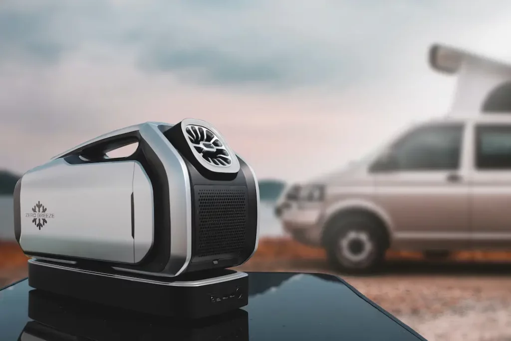beat the heat with the zero breeze mark 2 portable ac unit Zero breeze outdoor van