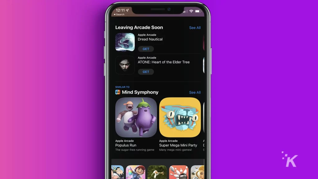 is apple working on a game console? New leaving soon section of apple arcade