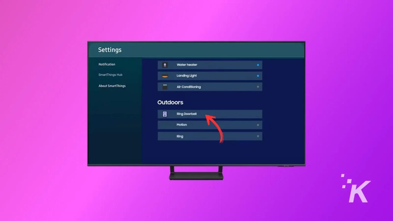 how to view a ring doorbell on tv Settings to add ring doorbell in smart tv