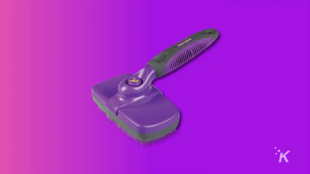 the best pet tech (2024) Hertzko self-cleaning pet brush