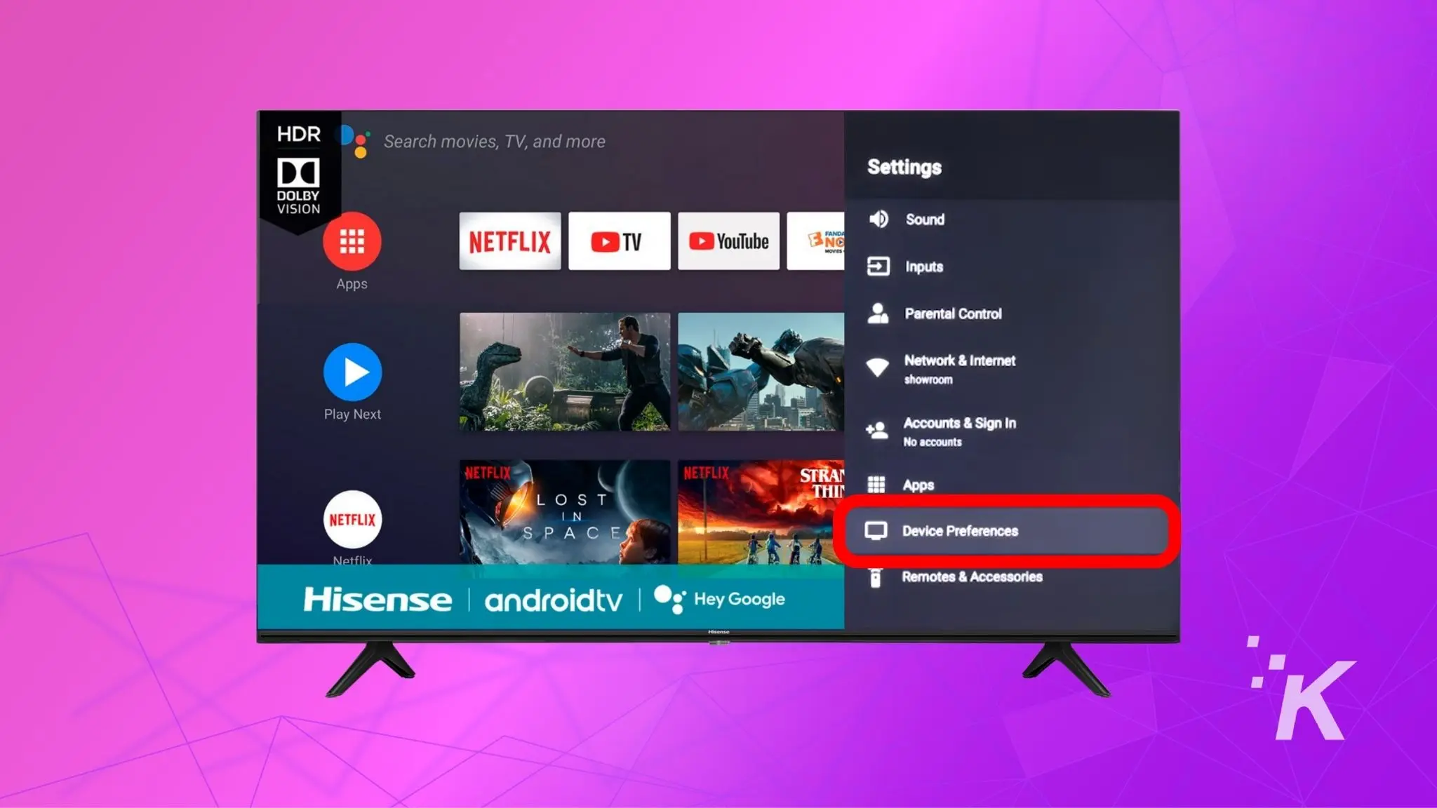 how to update hisense tv software Hisense android tv device and prefererences settings