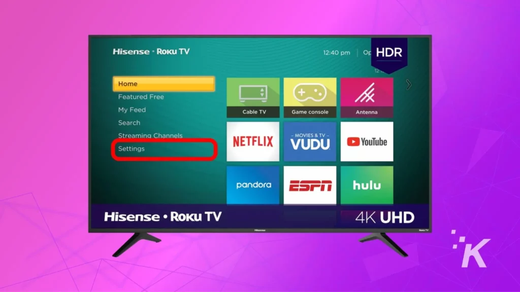 how to update hisense tv software Hisense roku tv home menu and settings