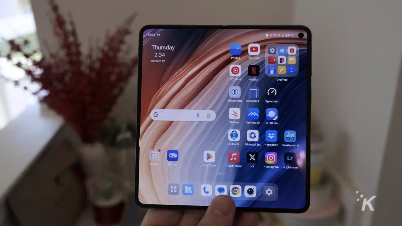 galaxy z fold 5 vs oneplus open: competition is good Oneplus open main screen