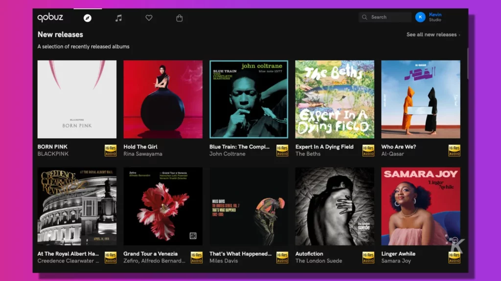review: qobuz - is this music streaming service better than tidal? Qobuz music streaming service new releases on web player