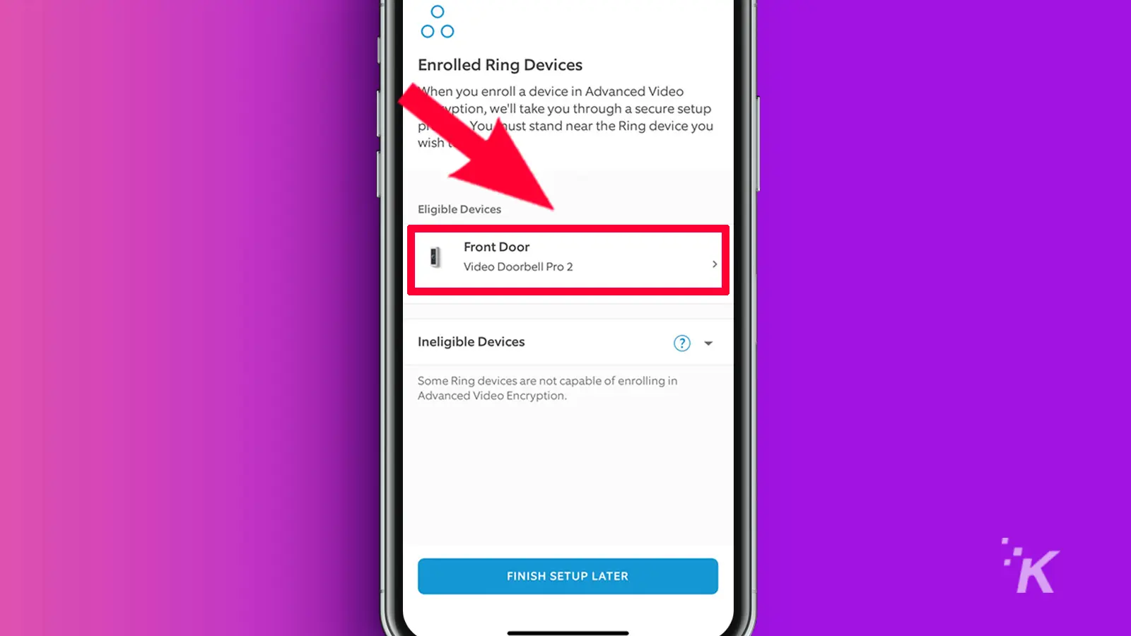 how to enable end-to-end encryption on ring cameras Ring setup 10