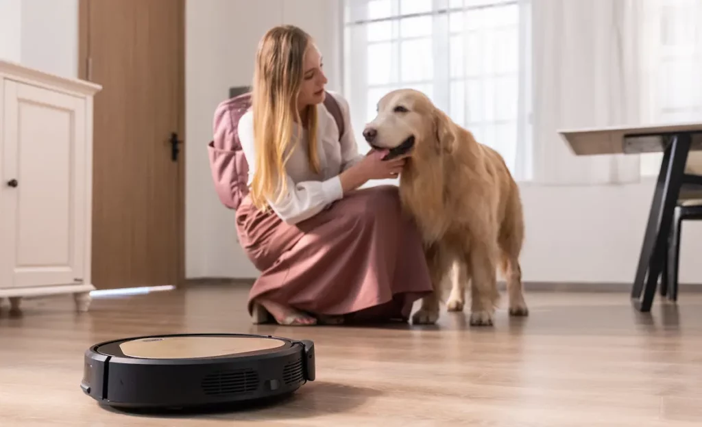 the trifo ollie robot vacuum makes pet clean-up quick and easy Trifo ollie pet robot vacuum cleaner