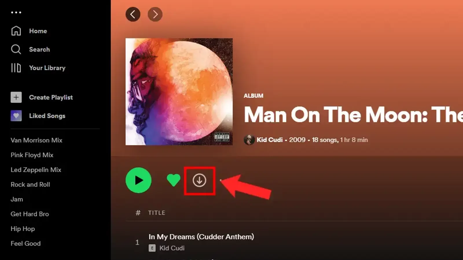 how to download songs from spotify and listen to them offline Spotify desktop download album