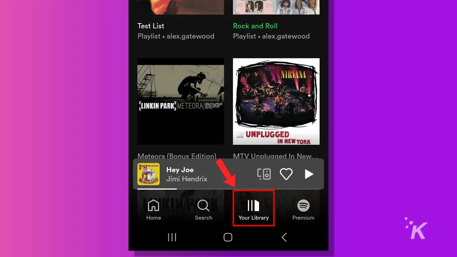 how to delete a playlist on spotify Spotify mobile your library tab