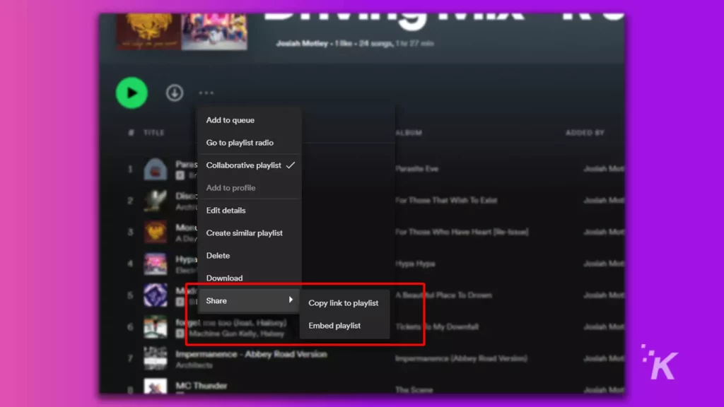 how to make collaborative spotify playlists friends can add to Spotify share collab playlist
